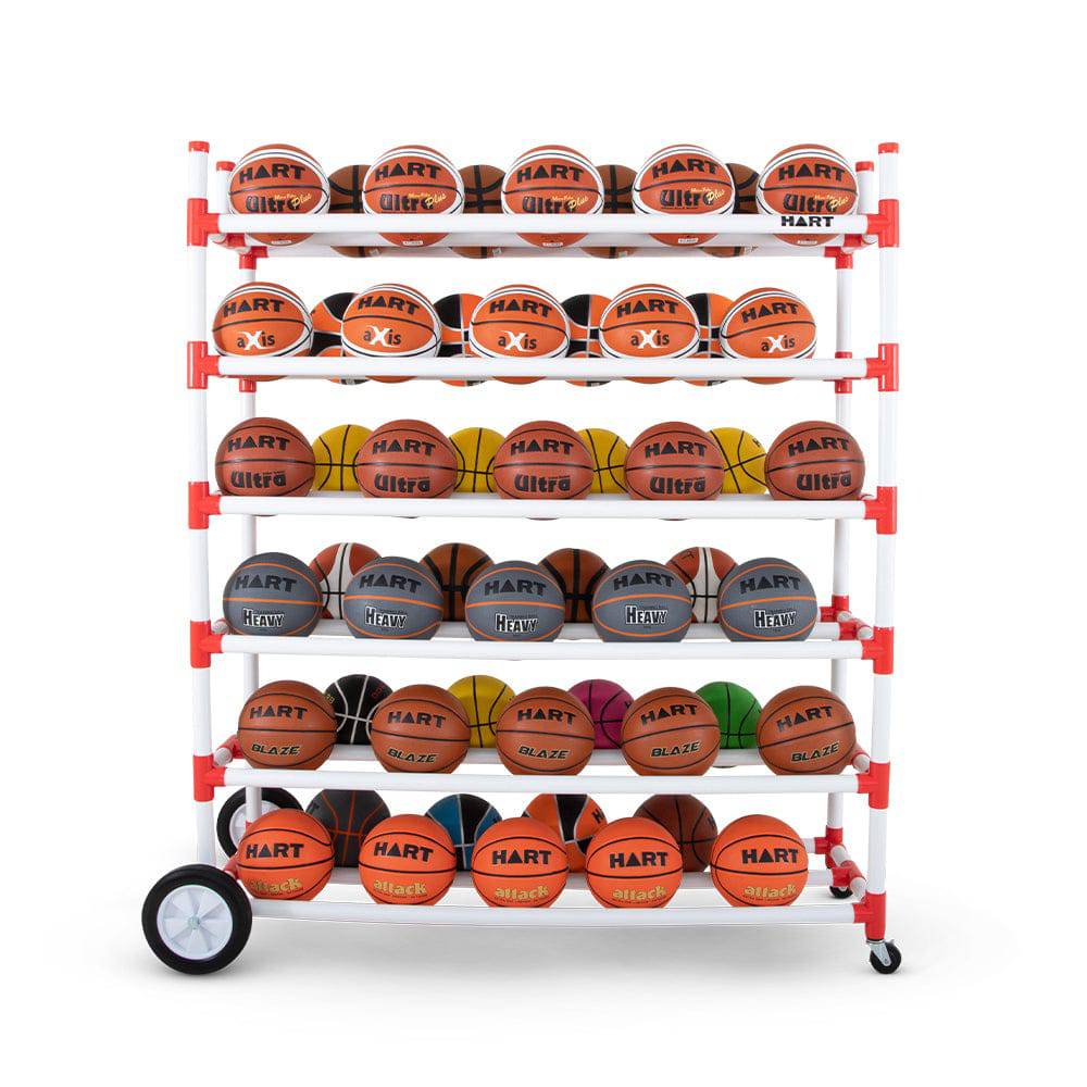HART 6 Layer Ball Rack - Storage Cart