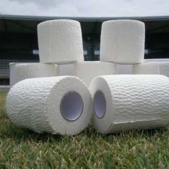 Lab Active Tape - White Elastic Adhesive Bandage - Box of 12