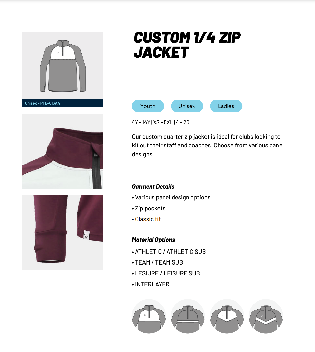 Diamond Sports Custom 1/4 Zip Jacket