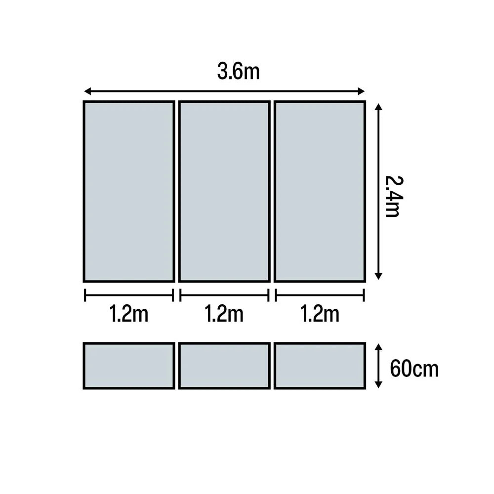 HART Block Fosbury Flop High Jump Mat 3.6m x 2.4m x 60cm