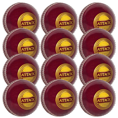 HART - Attack Cricket Ball Red - 4 Piece