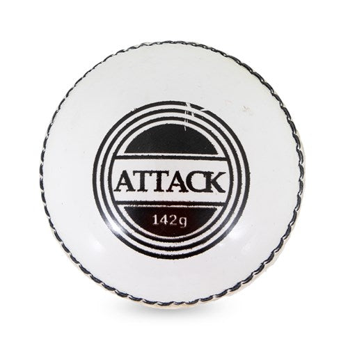 HART Attack Cricket Balls White - 4 Piece
