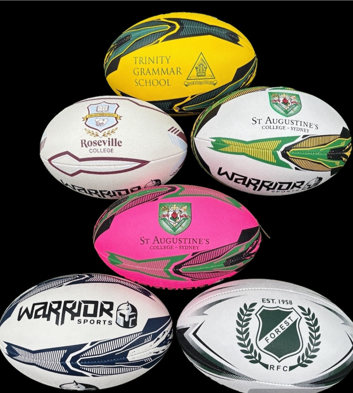 Custom Rugby Balls - Warrior