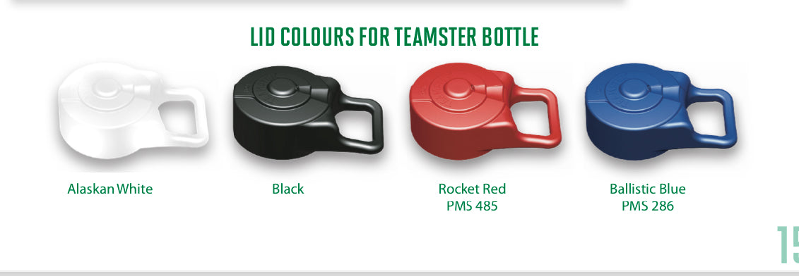 Custom Teamster Hygiene Chin Lid Water Bottle (Min 50 Units) - REQUEST QUOTE