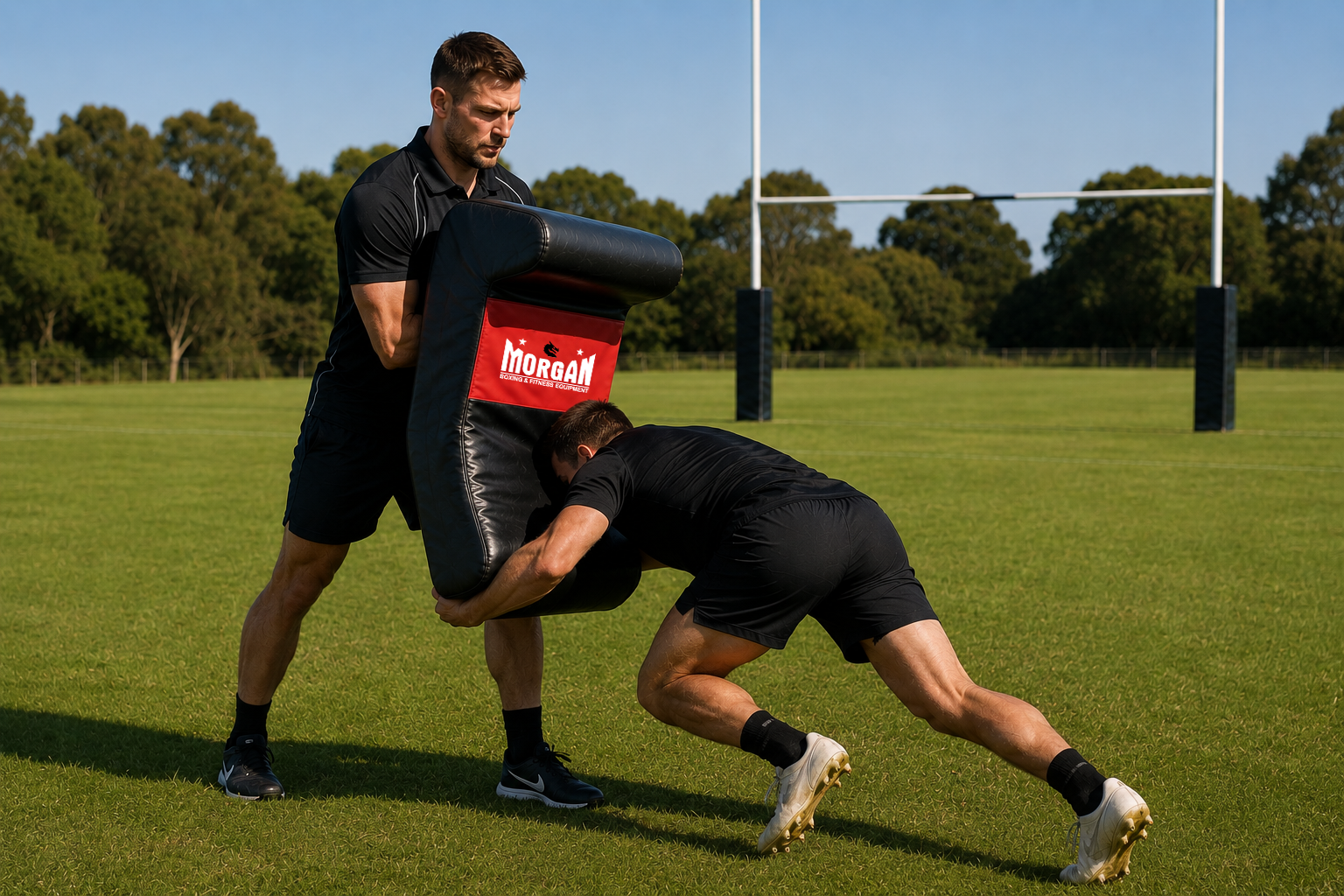 Morgan Elite Rugby Tackling Hit Shield | 1000D Rip-Stop Contact Training Shield