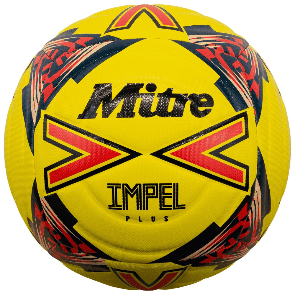 Mitre Impel Plus 24 Soccer Ball - Yellow /Red