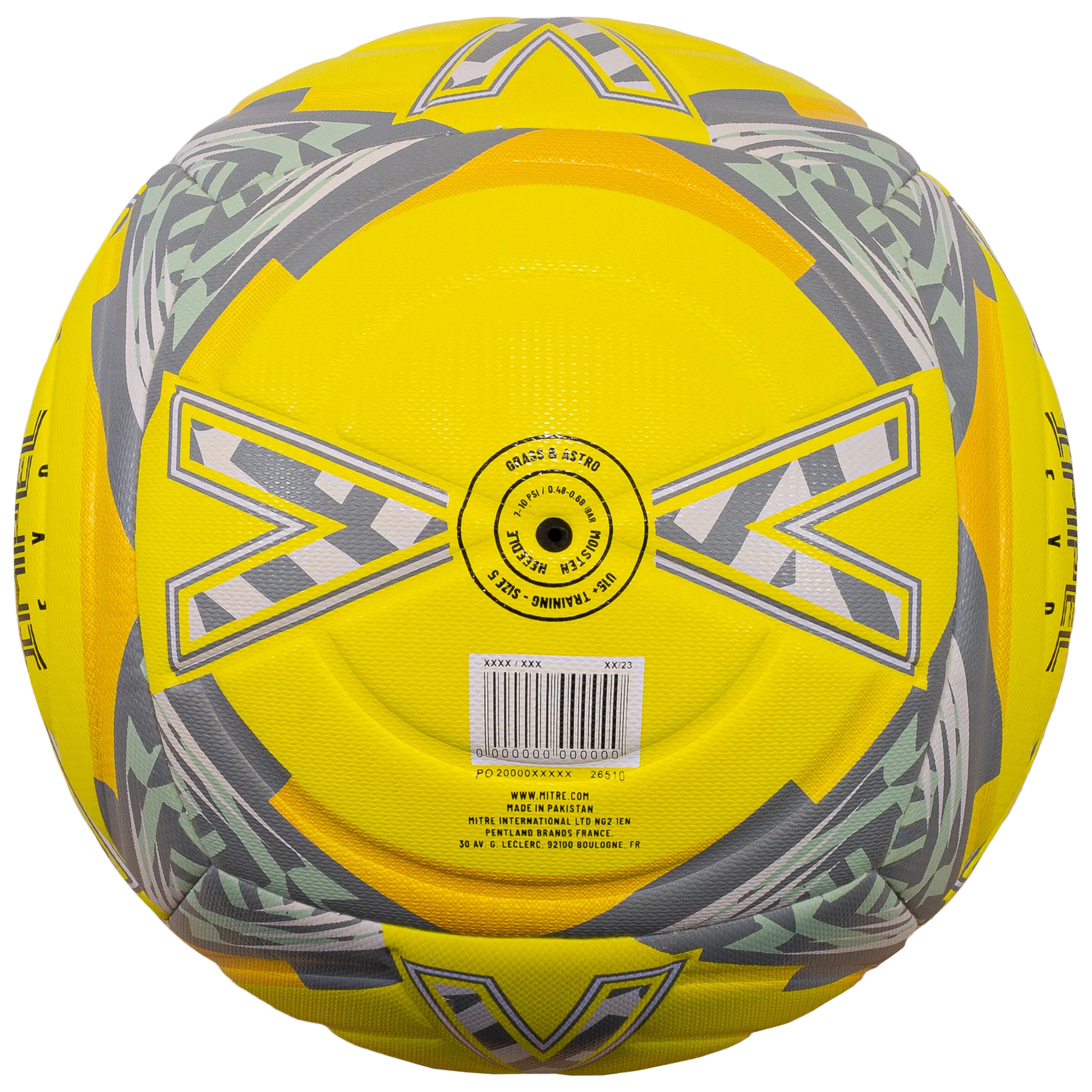 Mitre Impel Evo 24 football - Yellow/Silver/Black - Entry Level